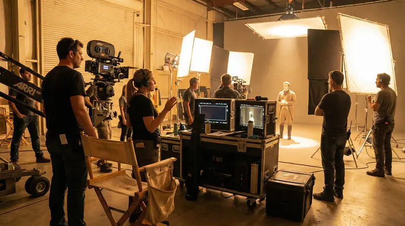 福利姬国际化专业拍摄团队合作现场